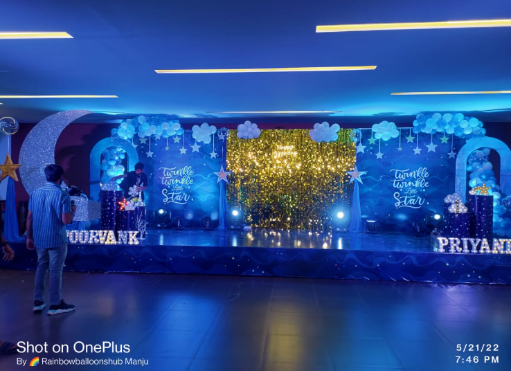 Birthday decoration by Rainbow Balloons Hub